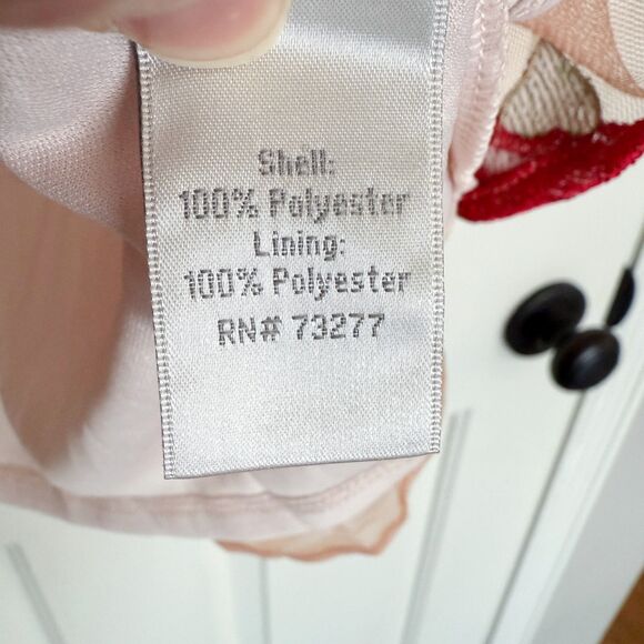 NWT Disney Snow White LC Lauren Conrad Lined Embroidered Sleeveless Top Red S - Picture 6 of 8